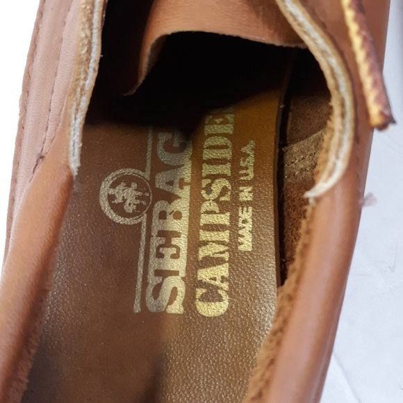Sebago Campsides Mocs size 5 NWOT Leather MADE US - Picture 8 of 8